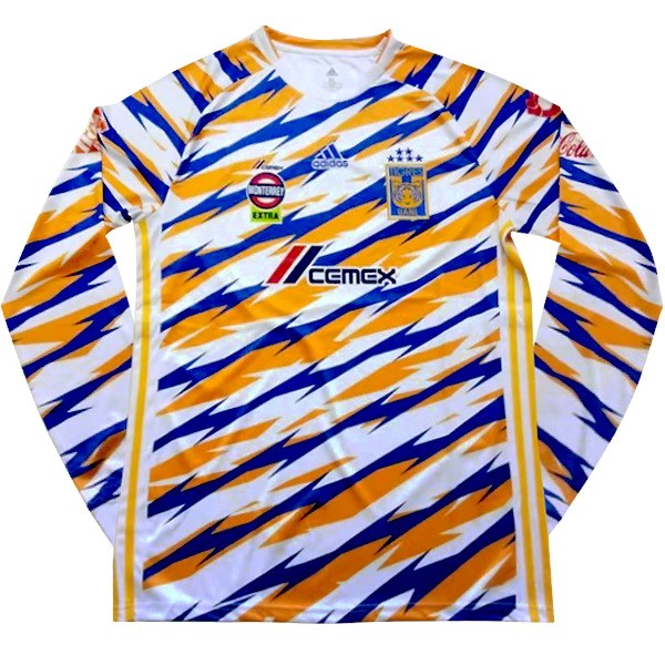 Camiseta Tigres UANL 3ª ML 2019/20 Blanco Amarillo